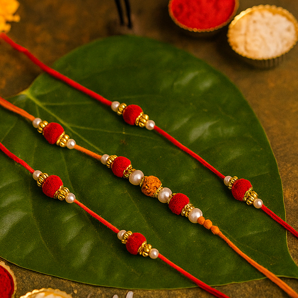Traditional Mauli Rakhi – Handcrafted Sacred Thread for Raksha Bandhan