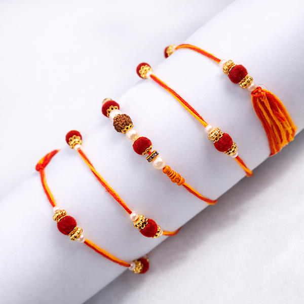 Traditional Mauli Rakhi – Handcrafted Sacred Thread for Raksha Bandhan