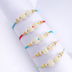 Pearl Bead Rakhi Combo – Pack of 5