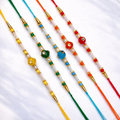 Multicolor Stone Rakhi - Pack of 5