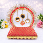 Royal Mirror Design Singhasan