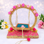 Floral Jhula Style Singhasan
