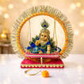 Premium Laddu Gopal Jhula with Decorative Frame