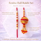 Red & Yellow Traditional Bhaiya Bhabhi Set