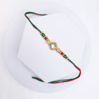 Square Crystal Minimalist Rakhi
