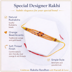 Triple Strand Sandalwood Rakhi
