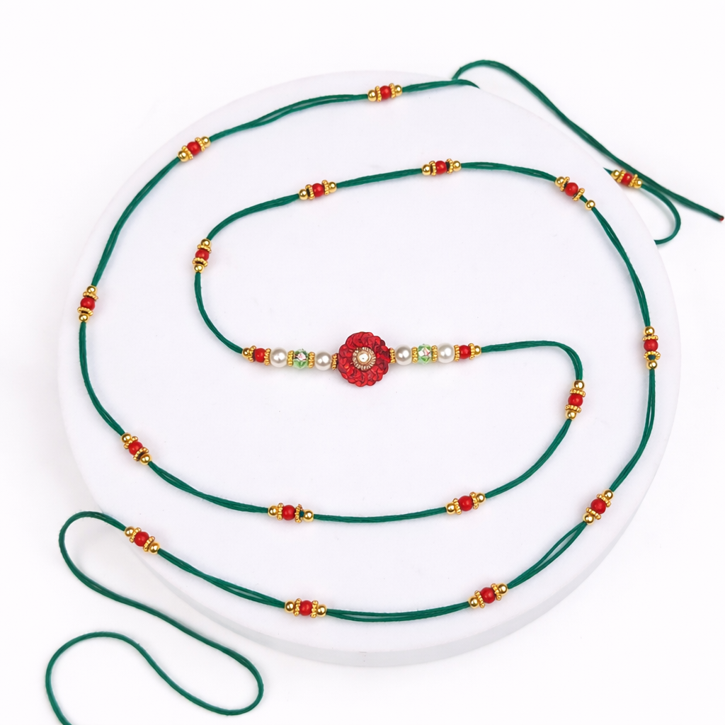 Sequince Pearl rakhi