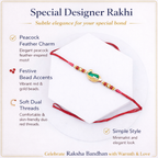 Green Paisley Rakhi