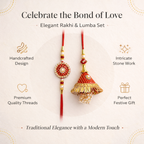 Royal Jhumka Rakhi Set