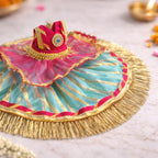 Royal Laddu Gopal Turquoise Designer Poshak
