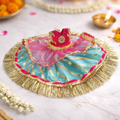 Royal Laddu Gopal Turquoise Designer Poshak