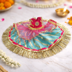Royal Laddu Gopal Turquoise Designer Poshak