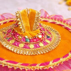 Shahi Kesari Poshak for Laddu Gopal