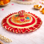 Shahi Red Laddu Gopal Poshak