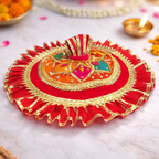 Shahi Red Laddu Gopal Poshak