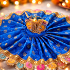 Royal Blue Laddu Gopal Poshak