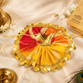 Laddu Gopal Red & Yellow Elegance