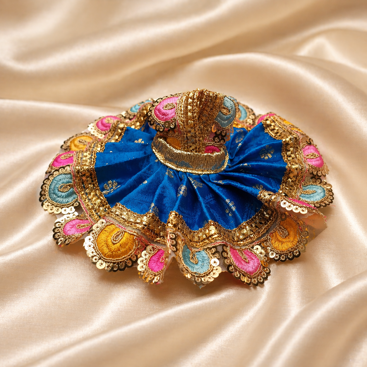 Laddu Gopal Blue & Multicolor Elegance