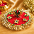 Laddu Gopal Red & Green Royal Elegance