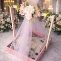 Premium Floral Wedding Trousseau Packaging – Elegant Bridal Gift Display