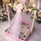 Premium Floral Wedding Trousseau Packaging – Elegant Bridal Gift Display