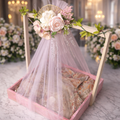 Luxury Floral Trousseau Display Tray – Elegant Bridal Gift