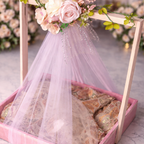 Luxury Floral Trousseau Display Tray – Elegant Bridal Gift