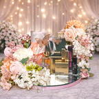 Luxury Floral Bridal Trousseau Tray – Premium Wedding Gift Hamper & Saree Display