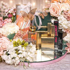 Luxury Floral Bridal Trousseau Tray – Premium Wedding Gift Hamper & Saree Display