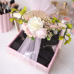Luxury Floral Bridal Trousseau Tray – Premium Wedding Gift