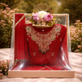 Luxury Bridal Kurta Packing Tray with Lid
