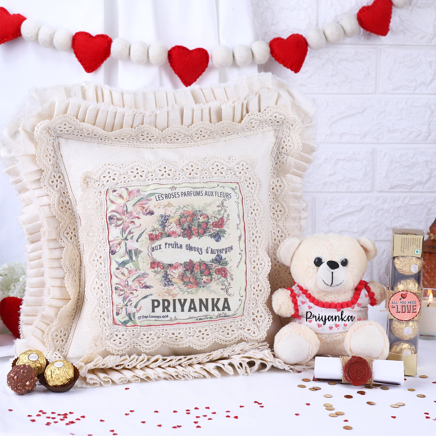 Personalized Vintage Romance Gift Set