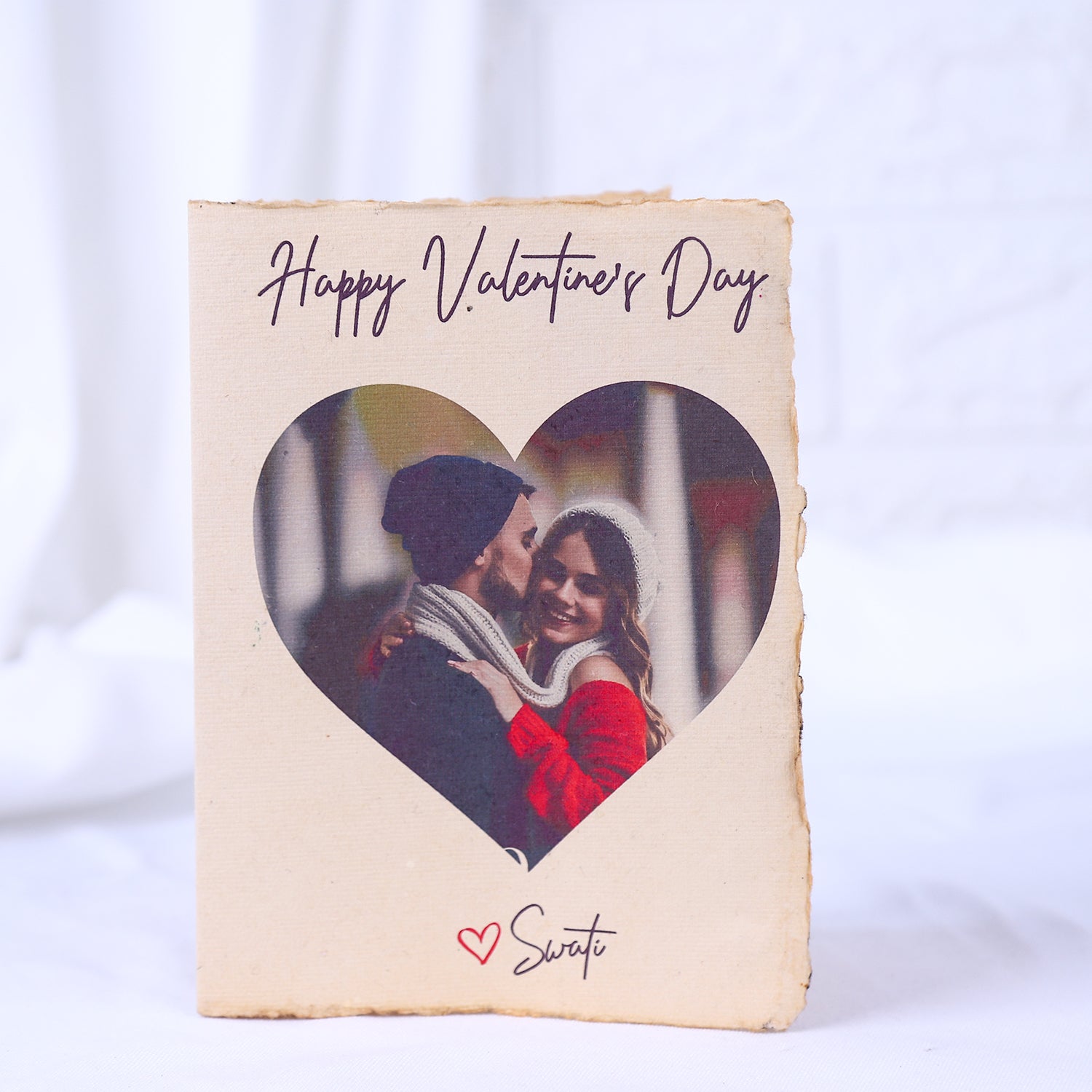 Personalized Vintage Valentine's Day Greeting Card