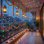 DecorGlow 25M Multicolor String Lights |Pack of 2