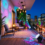 Festive Multicolor 16-Pattern Party Projector Light