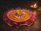 Shahi Kesari Poshak for Laddu Gopal