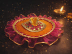Shahi Kesari Poshak for Laddu Gopal