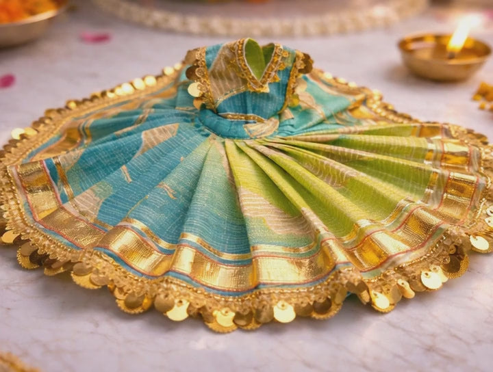 Shahi Green Laddu Gopal Poshak
